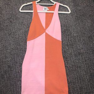 Sienna mini dress pink/ princess polly/ small-medium